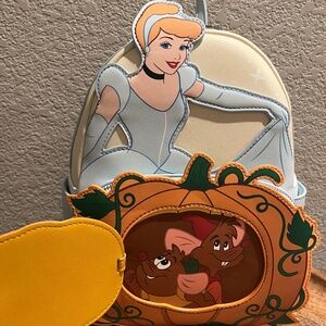Loungefly Disney Cinderella Ballgown Pumpkin Mini Backpack